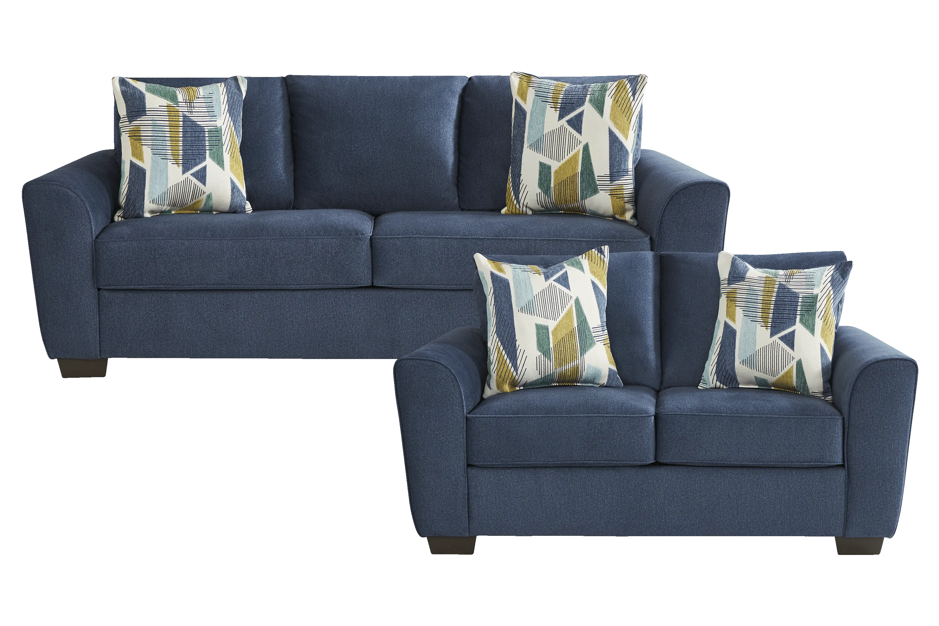 Jackson Blue 2 Pc Living Room - Thumbnail - Image 1