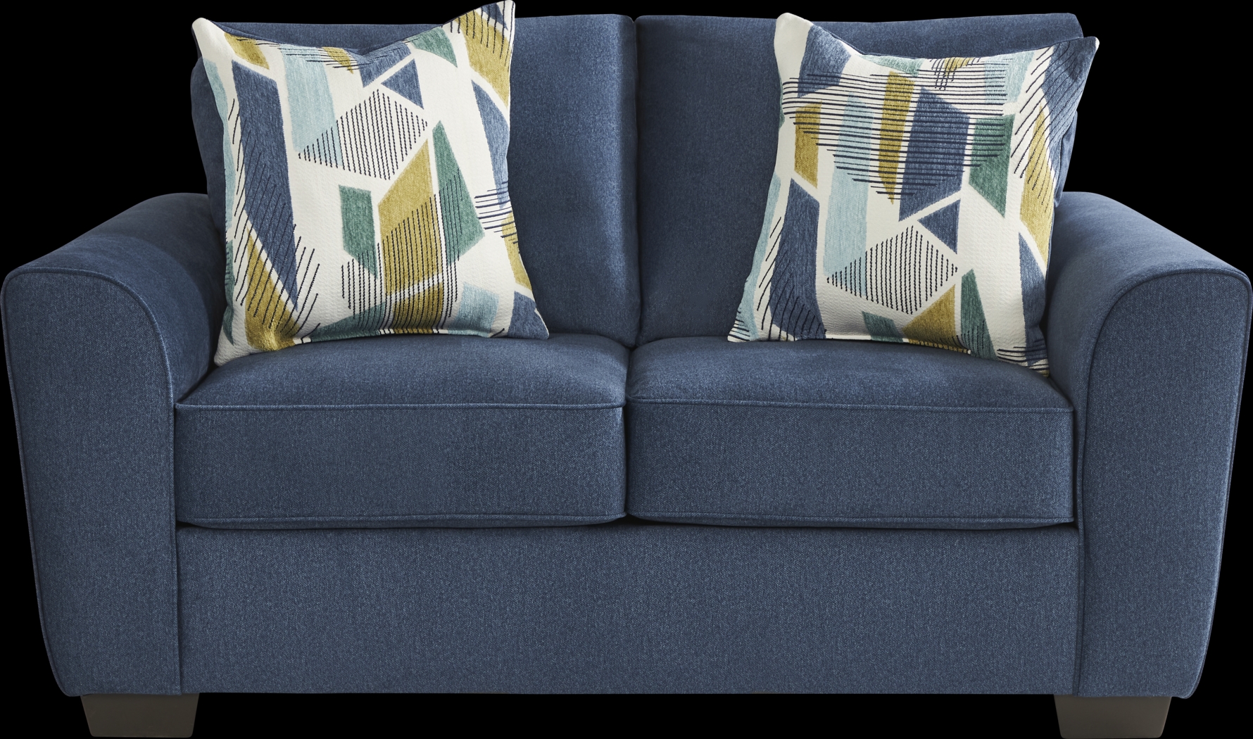 Jackson Blue Loveseat - Thumbnail - Image 1