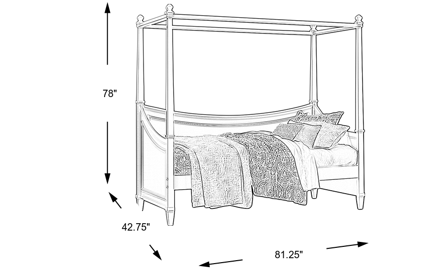Dimension Image. Please refer to the Dimension Tab on this page for dimension details.