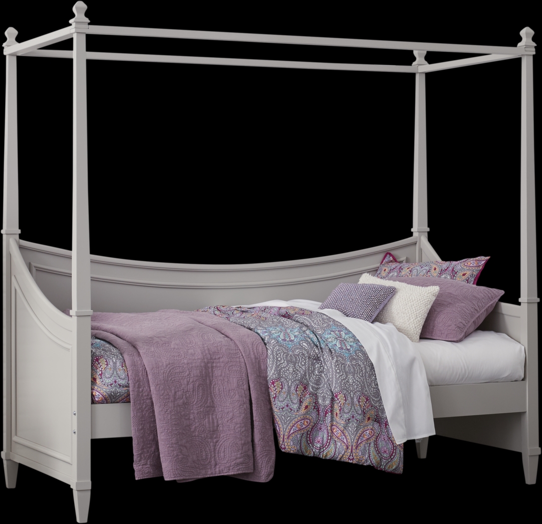 Kids Jaclyn Place Gray Twin Canopy Daybed - Thumbnail - Image 1