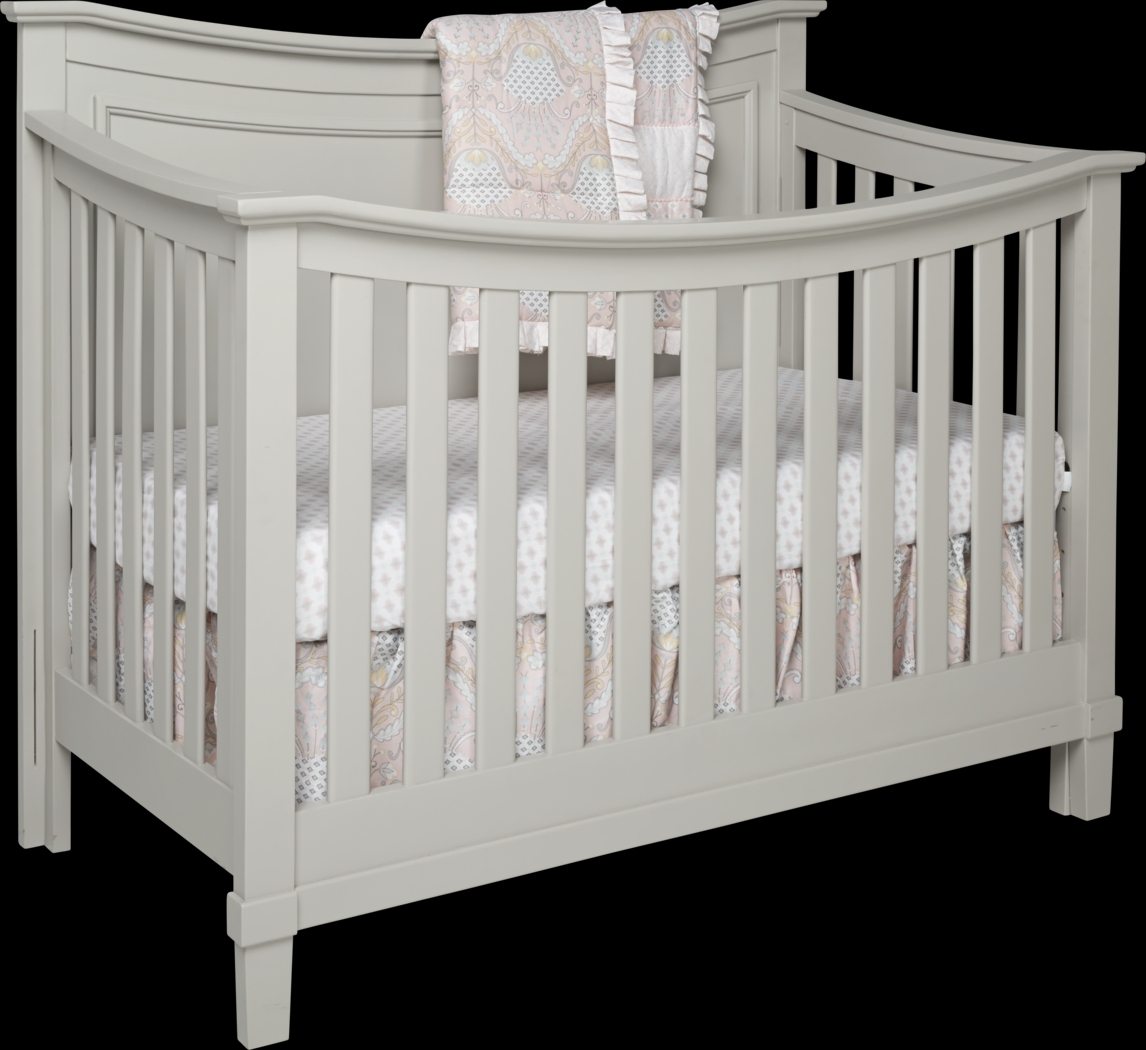 Jaclyn Place Gray Crib - Thumbnail - Image 1