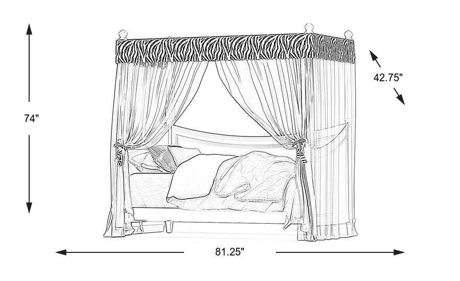 Dimension Image. Please refer to the Dimension Tab on this page for dimension details.