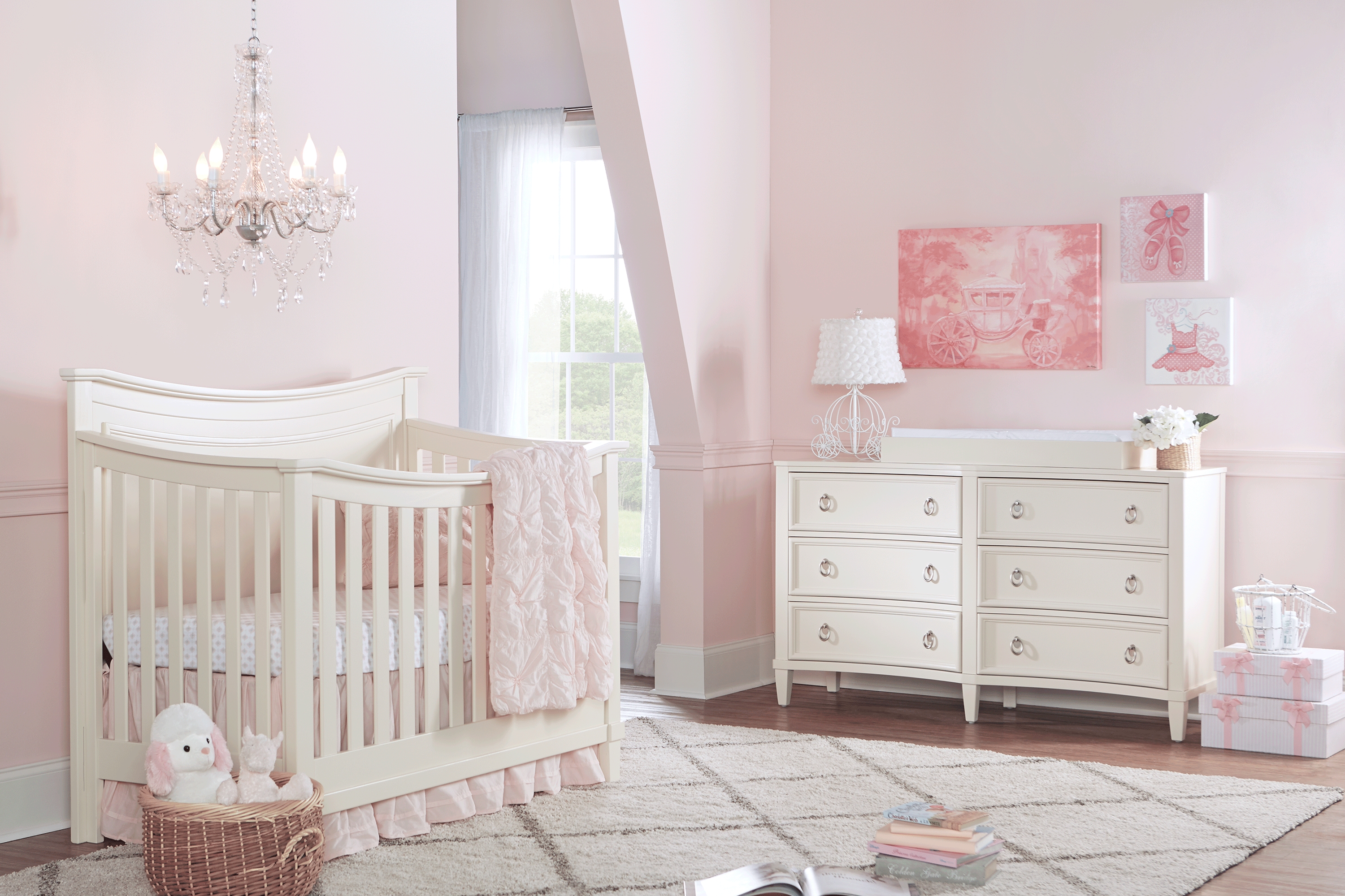 Jaclyn Place Ivory 4 Pc Nursery - Thumbnail - Image 1