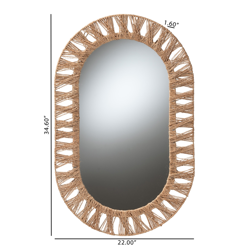 Jacobean Brown Mirror - Thumbnail - Image 4