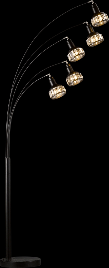 Jacobus Park Black Floor Lamp - Thumbnail - Image 1