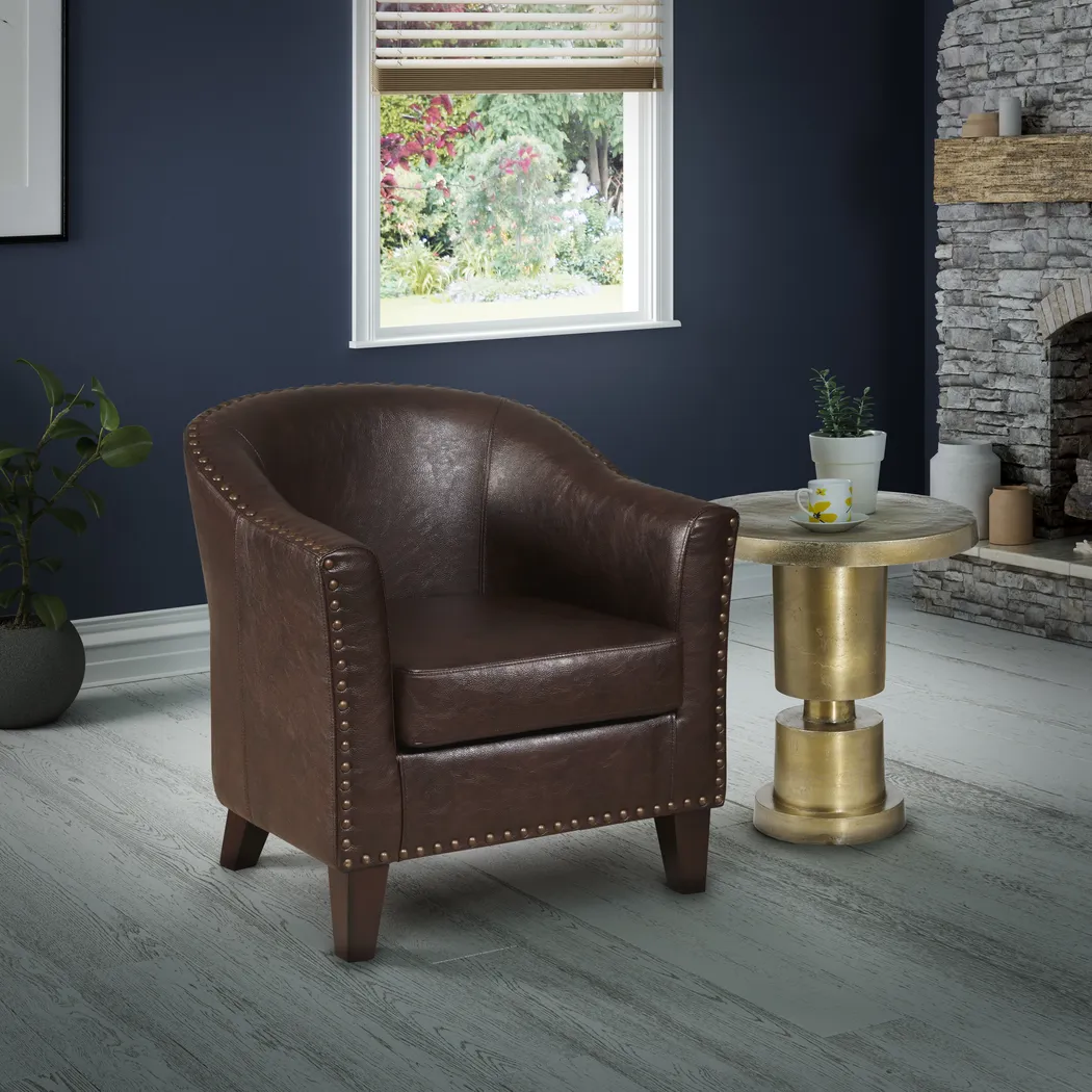 Jacoby Brown Accent Chair - Thumbnail - Image 4