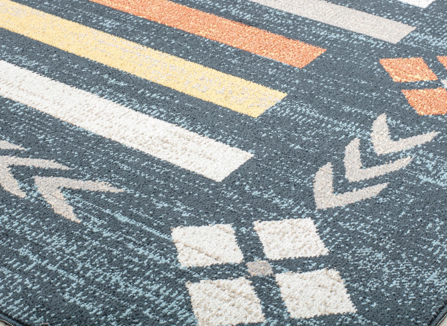 Kijaba Blue 5'3 X 7' Rug - Thumbnail - Image 6