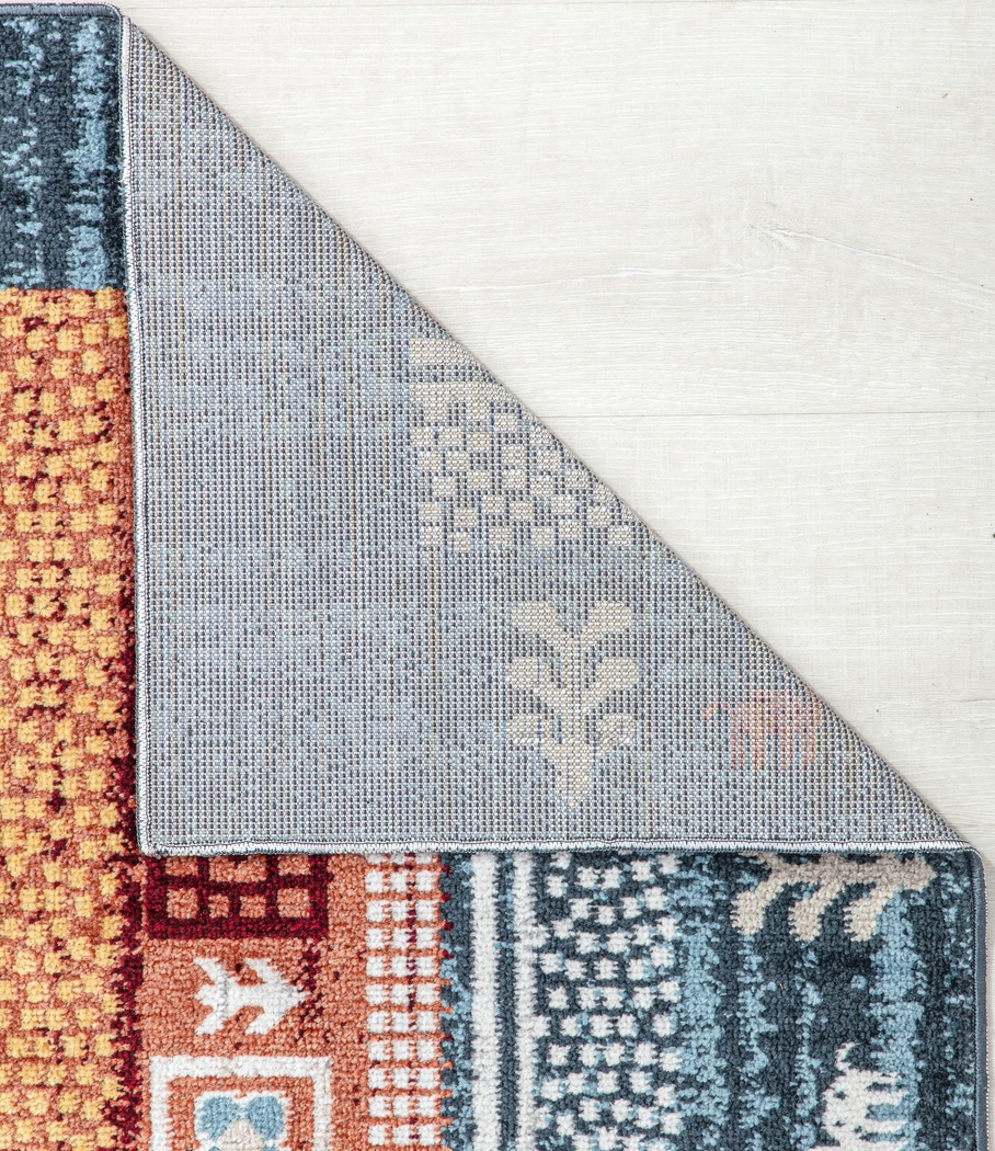 Kangunso Blue 5'3 x 7' Rug - Thumbnail - Image 7