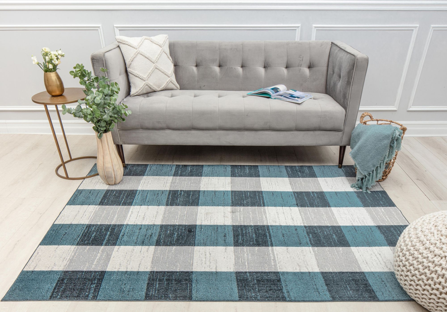 Didama Blue 8' x 10' Rug - Thumbnail - Image 3