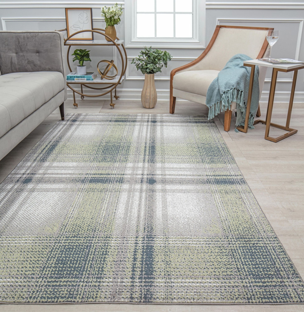 Namdera Gray 5'3 x 7' Rug - Thumbnail - Image 2