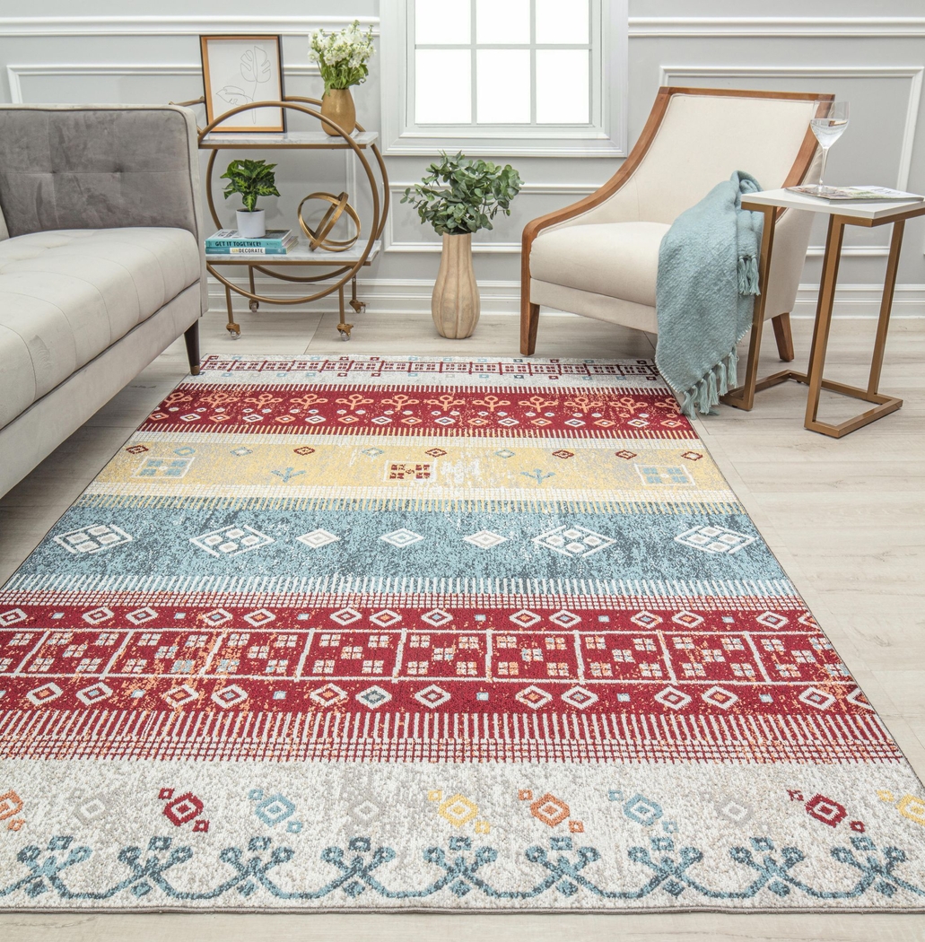 Bundado Red 5'3 x 7' Rug - Thumbnail - Image 2