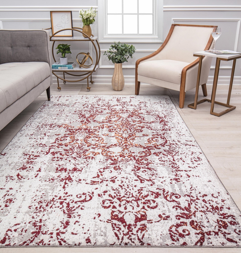 Wamala White 5'3 x 7' Rug - Thumbnail - Image 2