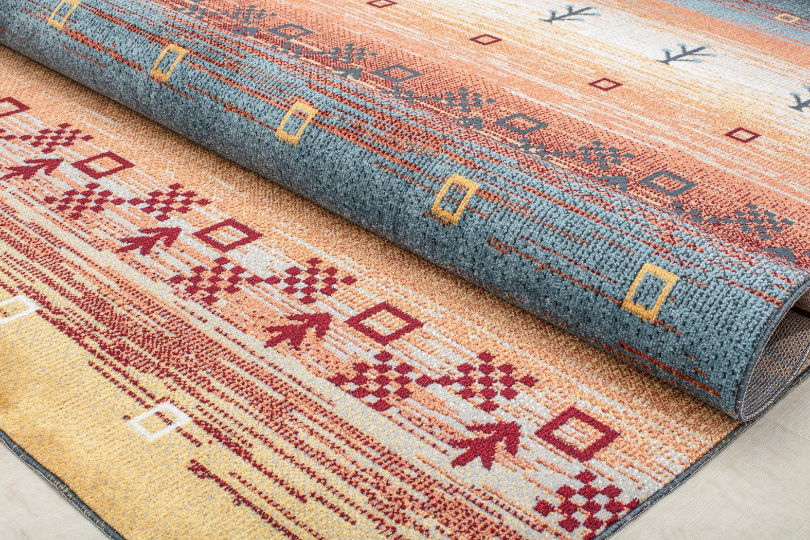 Shimosil Multi 5'3 x 7' Rug - Thumbnail - Image 4