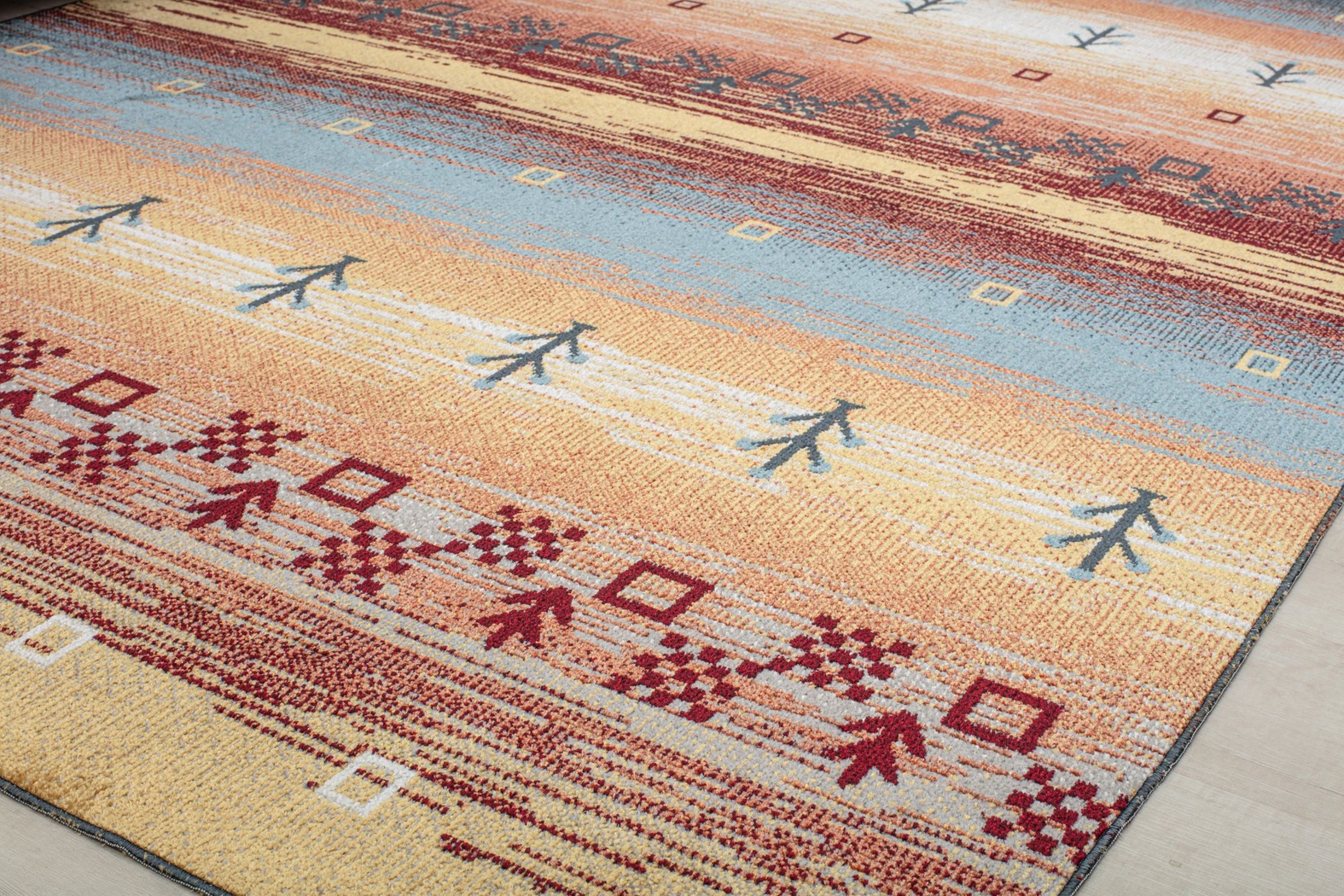 Shimosil Multi 5'3 x 7' Rug - Thumbnail - Image 5