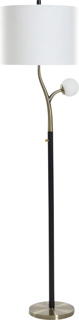 Jaeden Black Floor Lamp - Thumbnail - Image 1