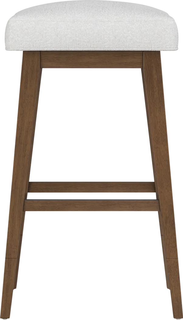 Atalifo White Counter Height Adjustable Stool - Thumbnail - Image 1