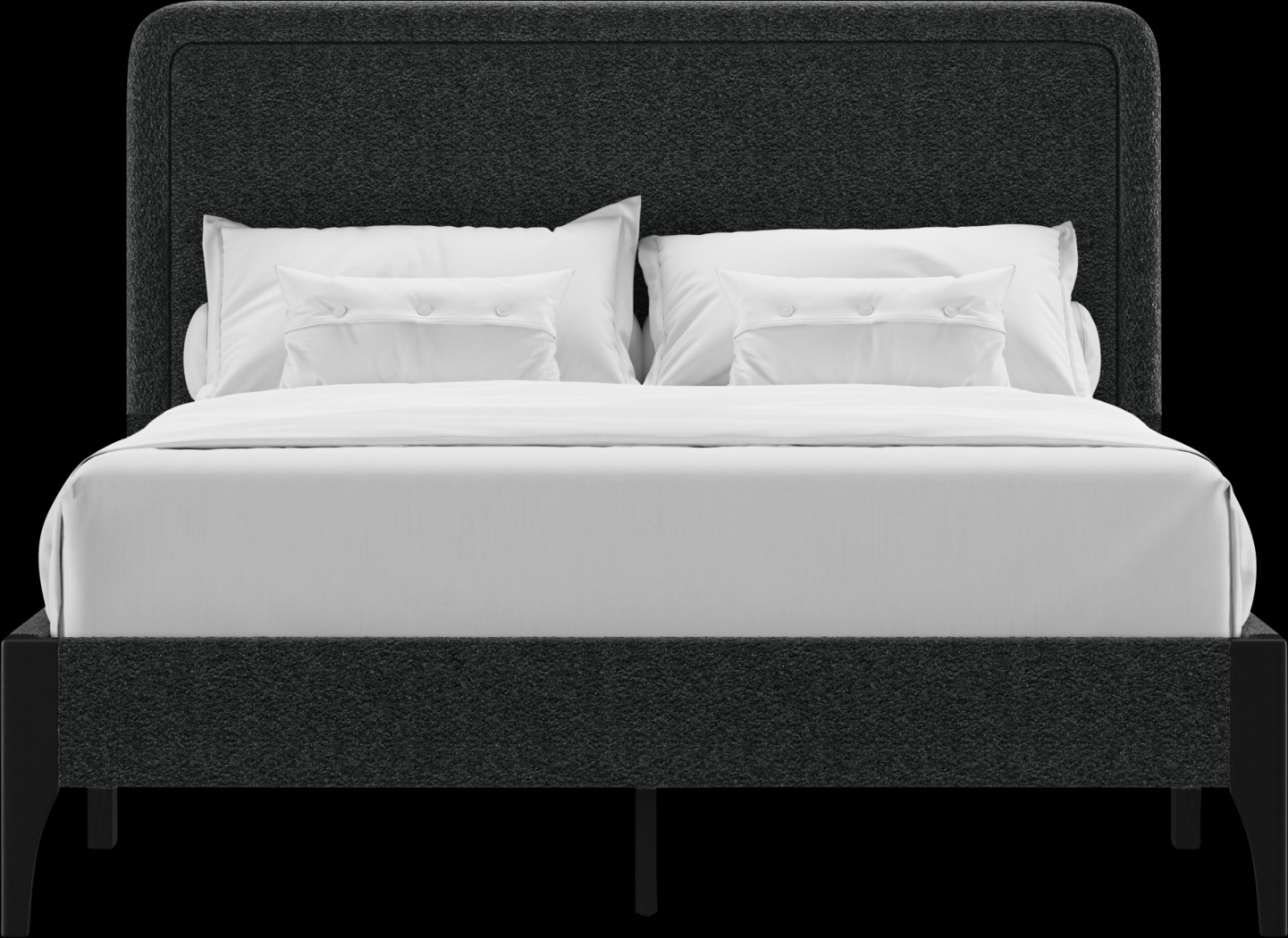 Nzadi Drak Gray Queen Bed - Thumbnail - Image 11