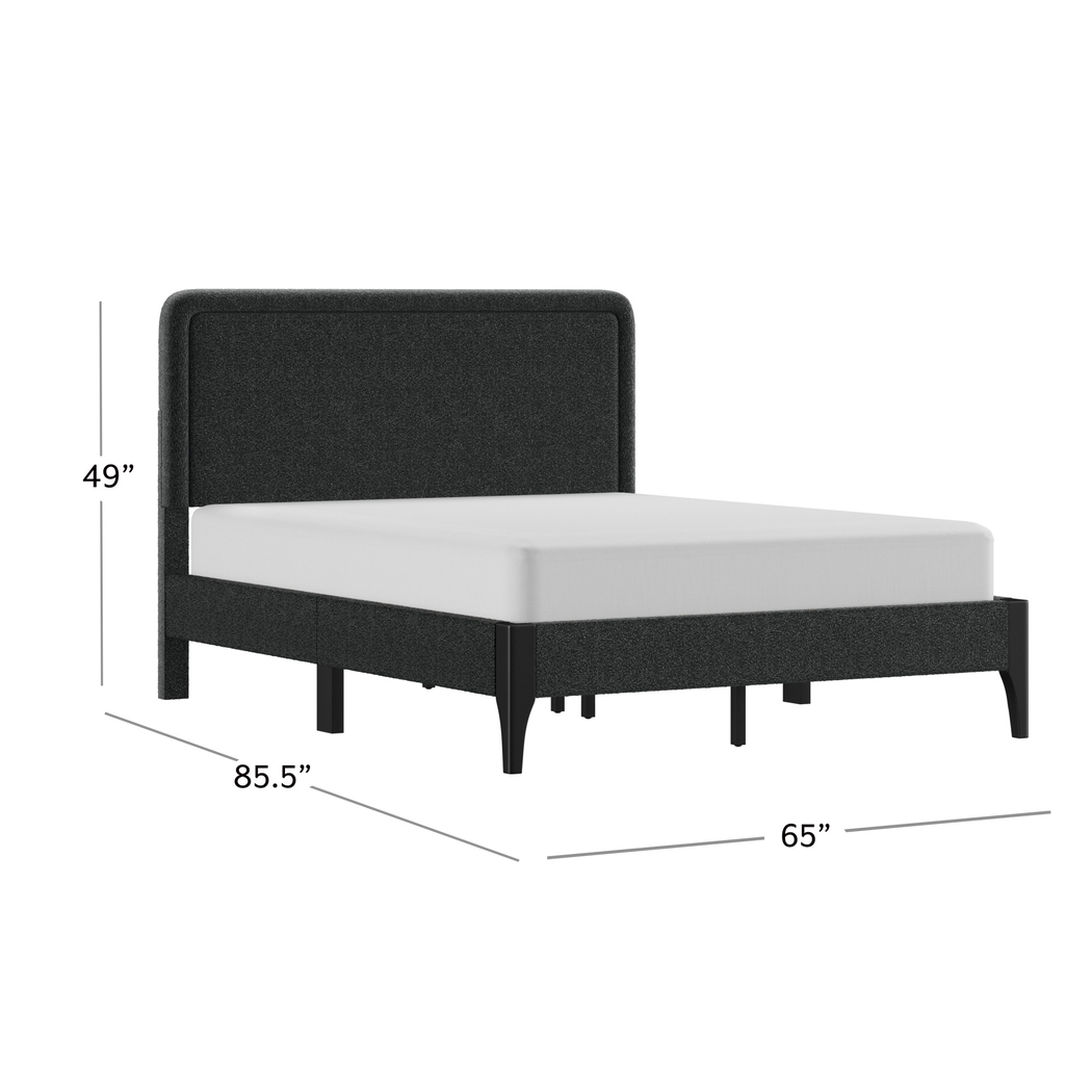 Nzadi Drak Gray Queen Bed - Thumbnail - Image 12