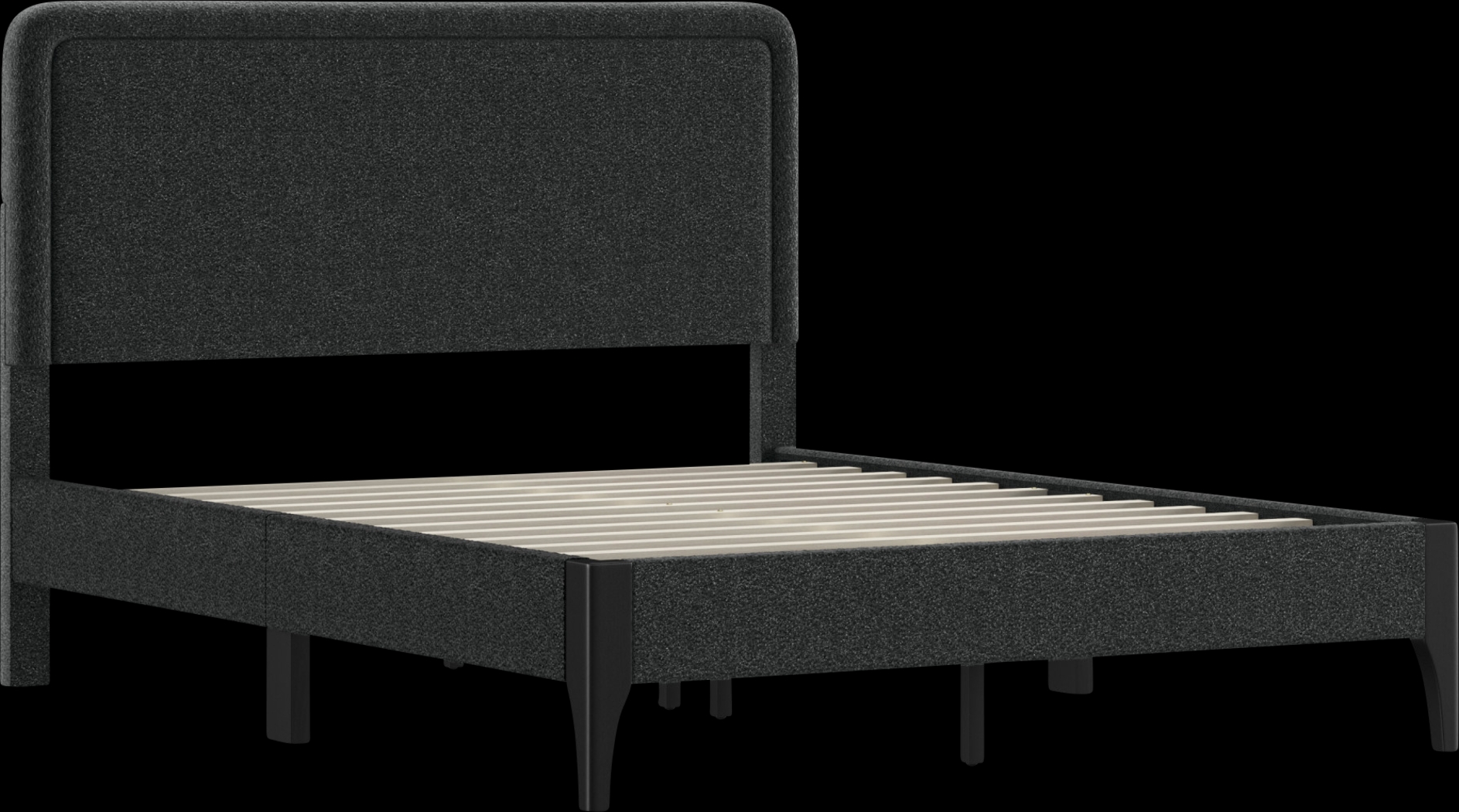 Nzadi Drak Gray Queen Bed - Thumbnail - Image 16