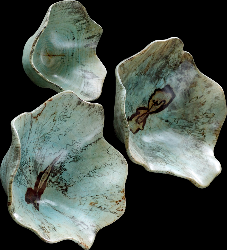 Jaffna Blue Wall Art, Set of 3 - Thumbnail - Image 1