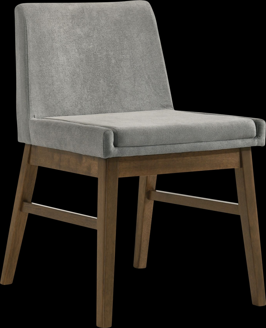 Jaffna Gray Side Chair, Set of 2 - Thumbnail - Image 3