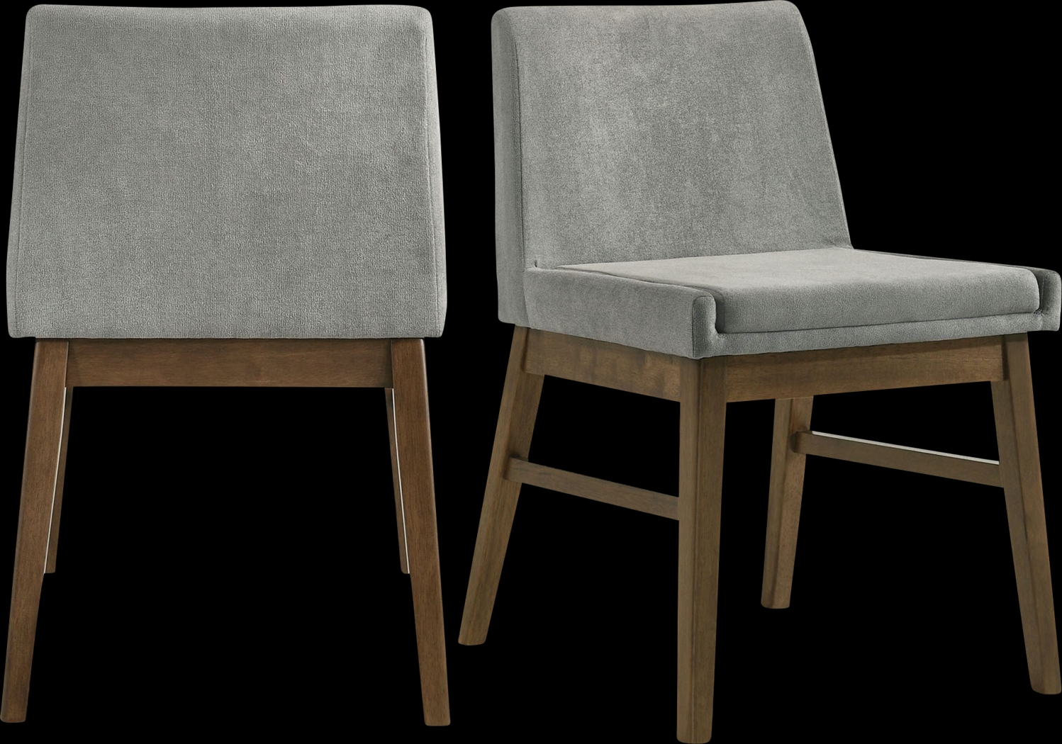 Jaffna Gray Side Chair, Set of 2 - Thumbnail - Image 1