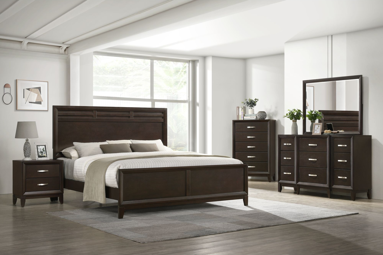 Jaford Merlot Nightstand - Thumbnail - Image 2