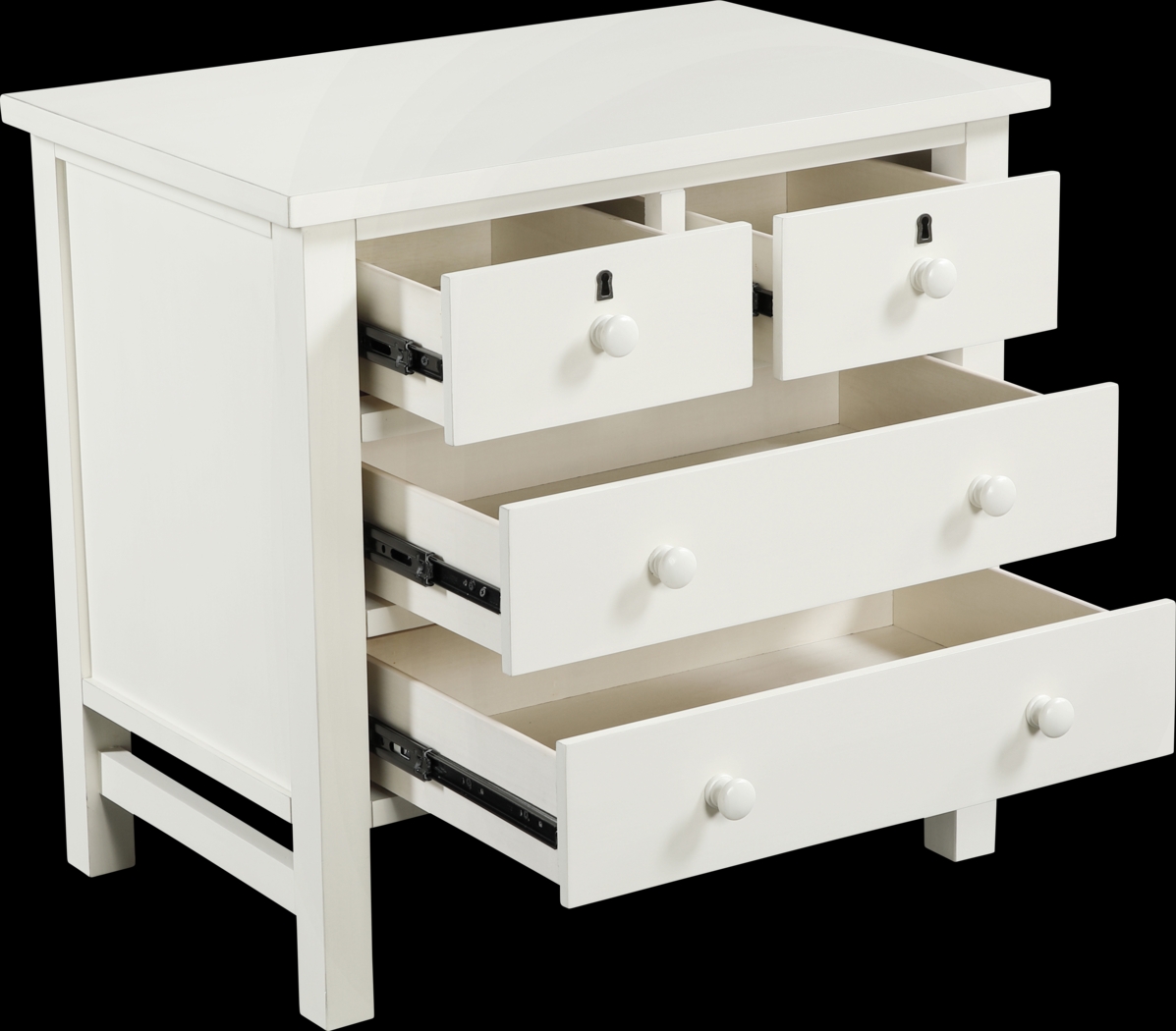 Jahkay White Nightstand - Thumbnail - Image 11