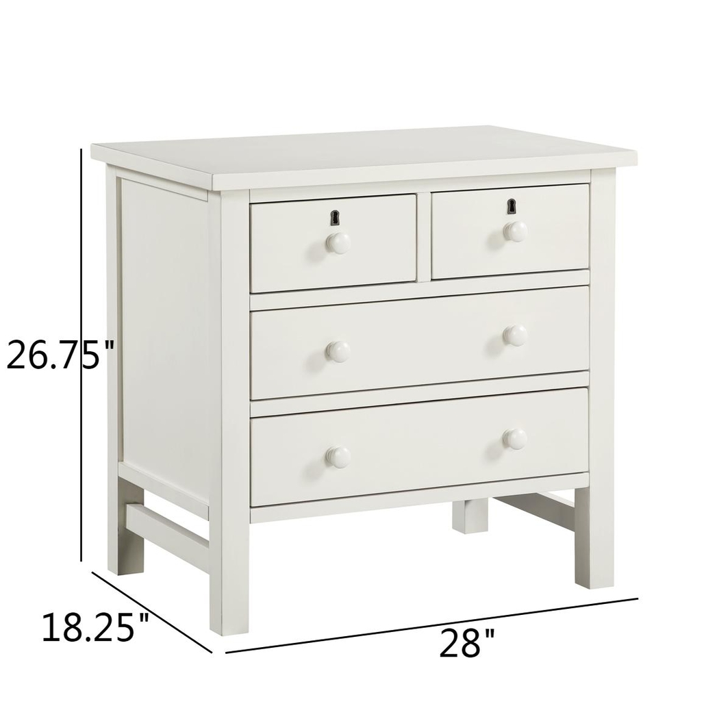 Jahkay White Nightstand - Thumbnail - Image 13