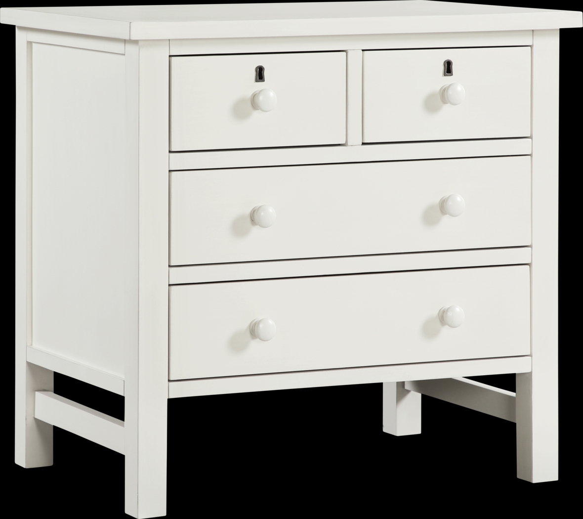 Jahkay White Nightstand - Thumbnail - Image 8