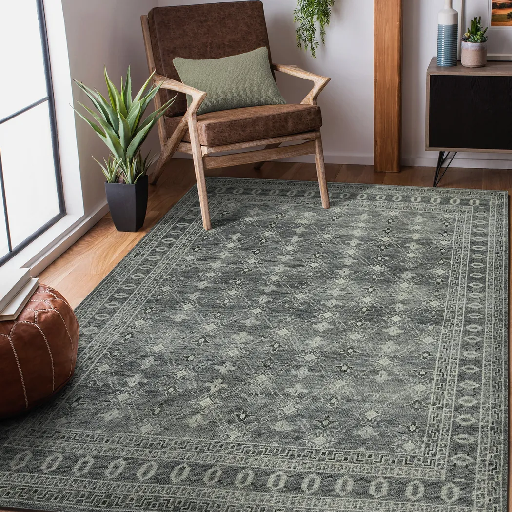 Jahur Gray 9' x 12' Rug - Thumbnail - Image 2