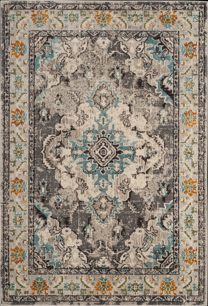 Jailyn Gray 6'7 x 9'2 Rug - Thumbnail - Image 1