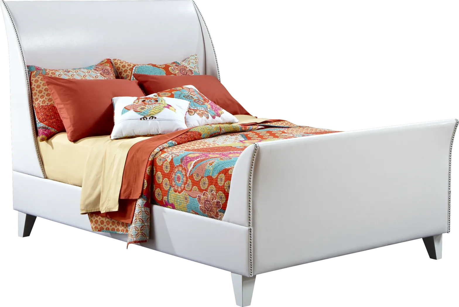 Jaime Jubilee Orange Full Quilt Set - Thumbnail - Image 2