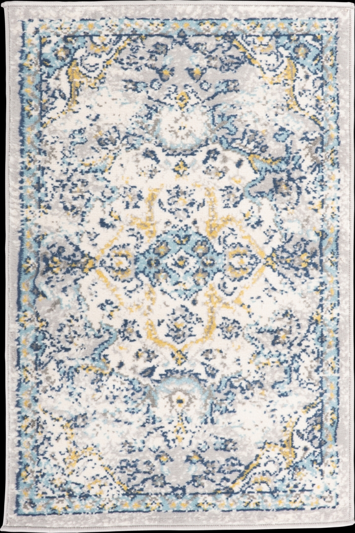 Jaimin Blue 2' x 3' Rug - Thumbnail - Image 1