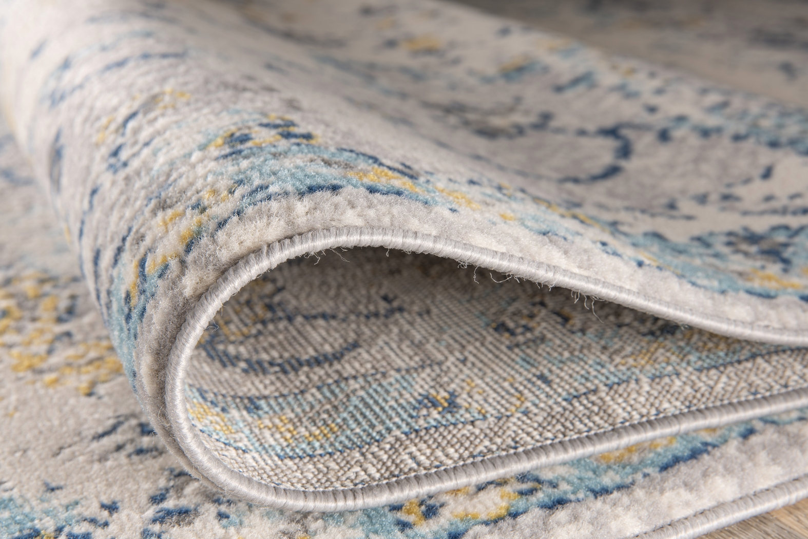 Jaimin Blue 2' x 7' Runner Rug - Thumbnail - Image 3