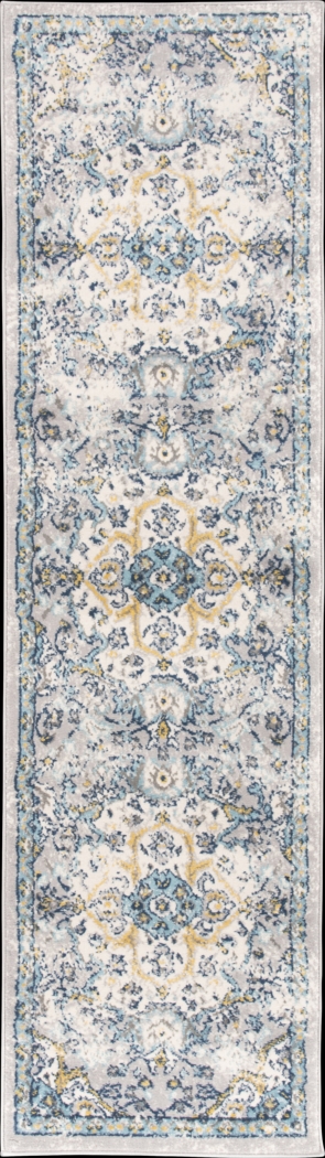Jaimin Blue 2' x 7' Runner Rug - Thumbnail - Image 1