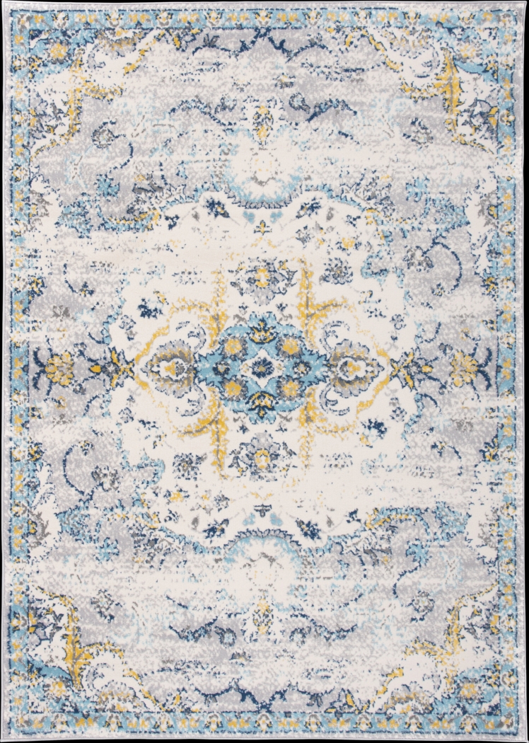 Jaimin Blue 5' x 7' Rug - Thumbnail - Image 1