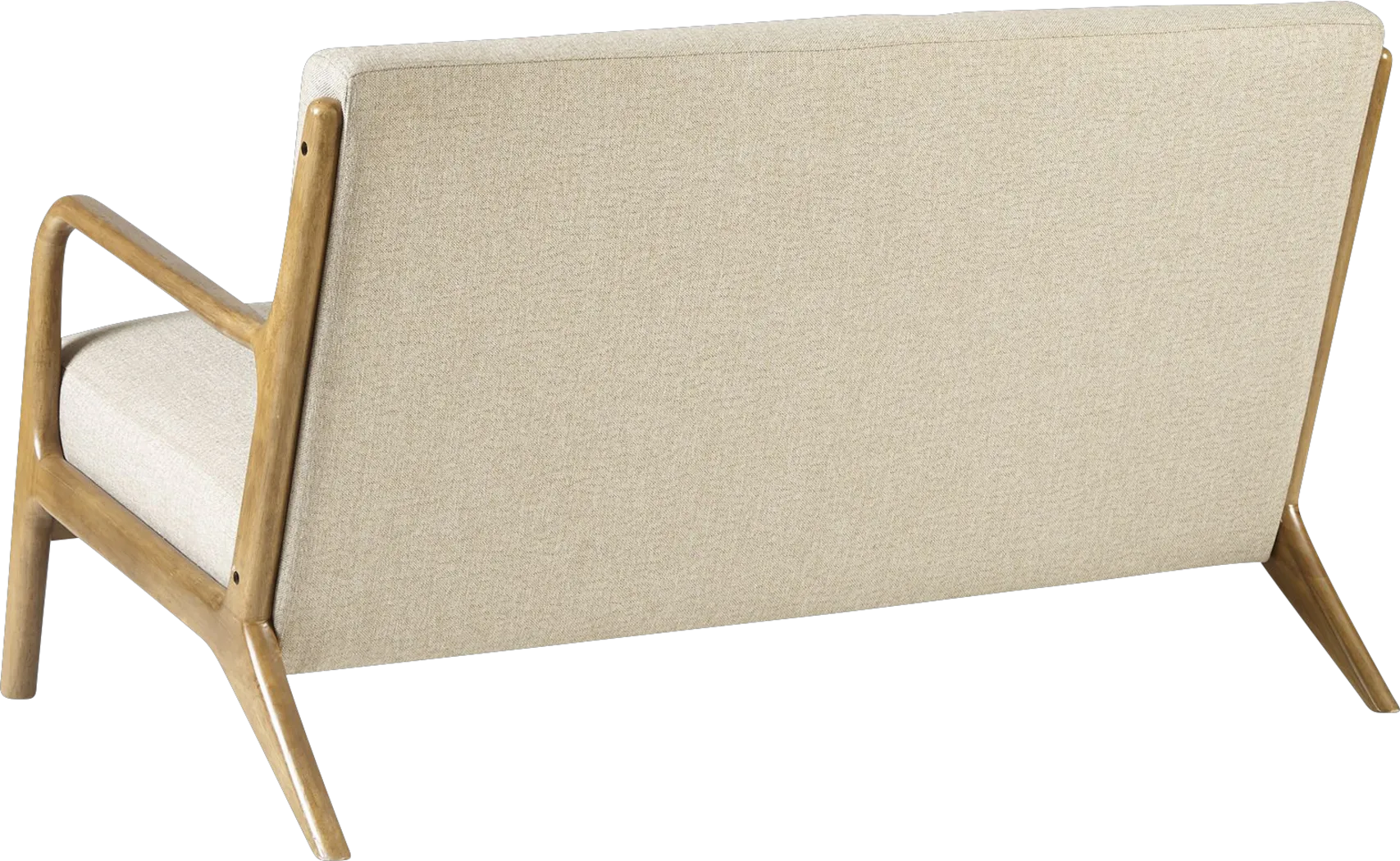 Jaired Cream Settee - Thumbnail - Image 4