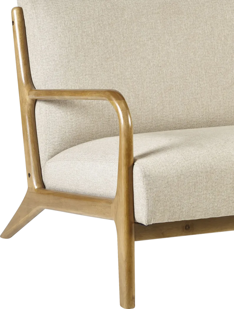 Jaired Cream Settee - Thumbnail - Image 7