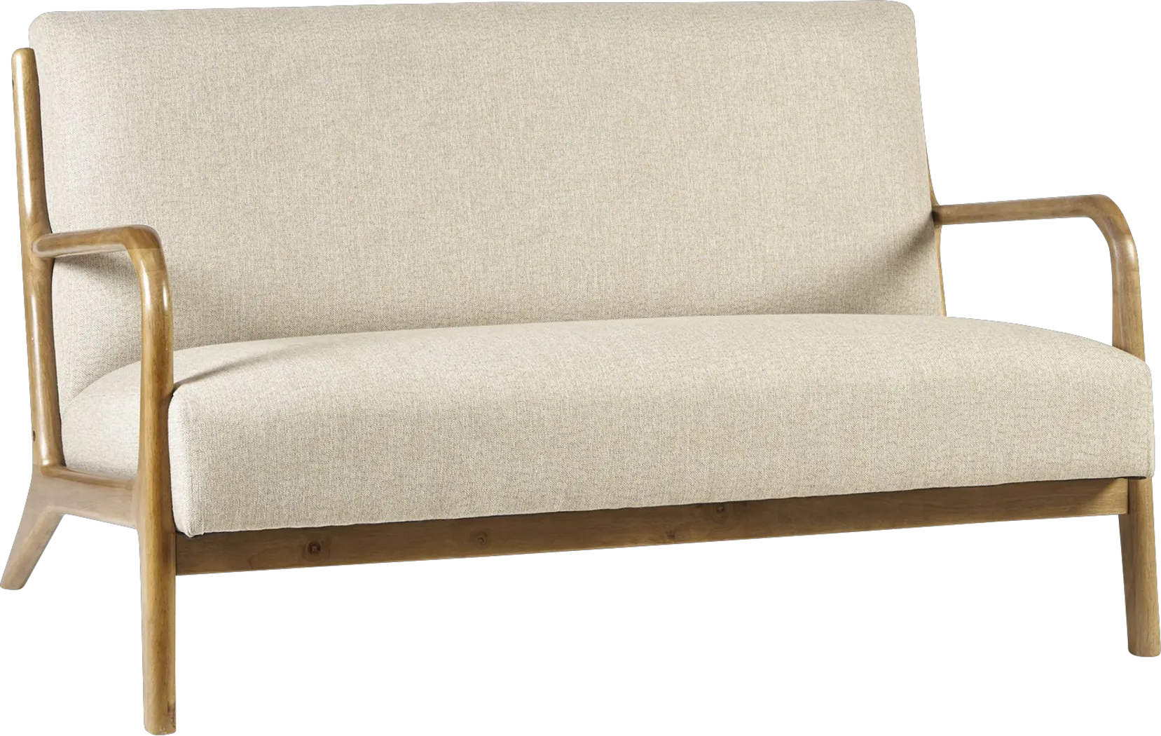 Jaired Cream Settee - Thumbnail - Image 1