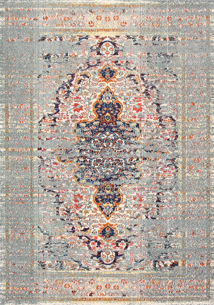 Jaivira Gray 3' x 5' Rug - Thumbnail - Image 1