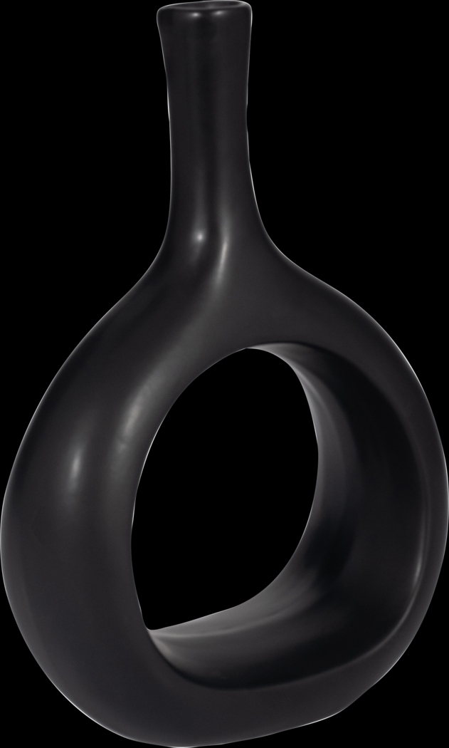 Jakesway Black 9 in. Vase - Thumbnail - Image 4