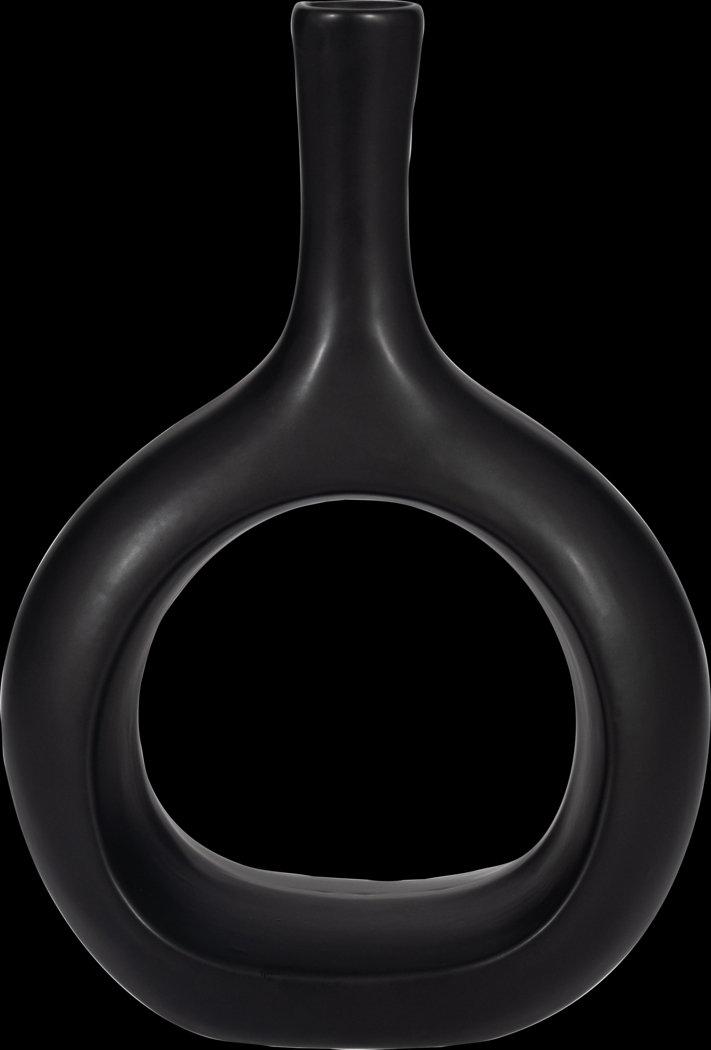 Jakesway Black 9 in. Vase - Thumbnail - Image 1