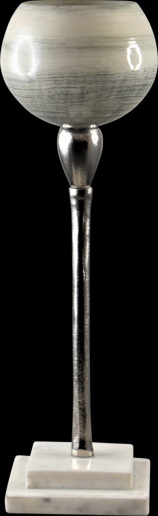 Jakesway Gray 15 in. Votive Candle Holder - Thumbnail - Image 1