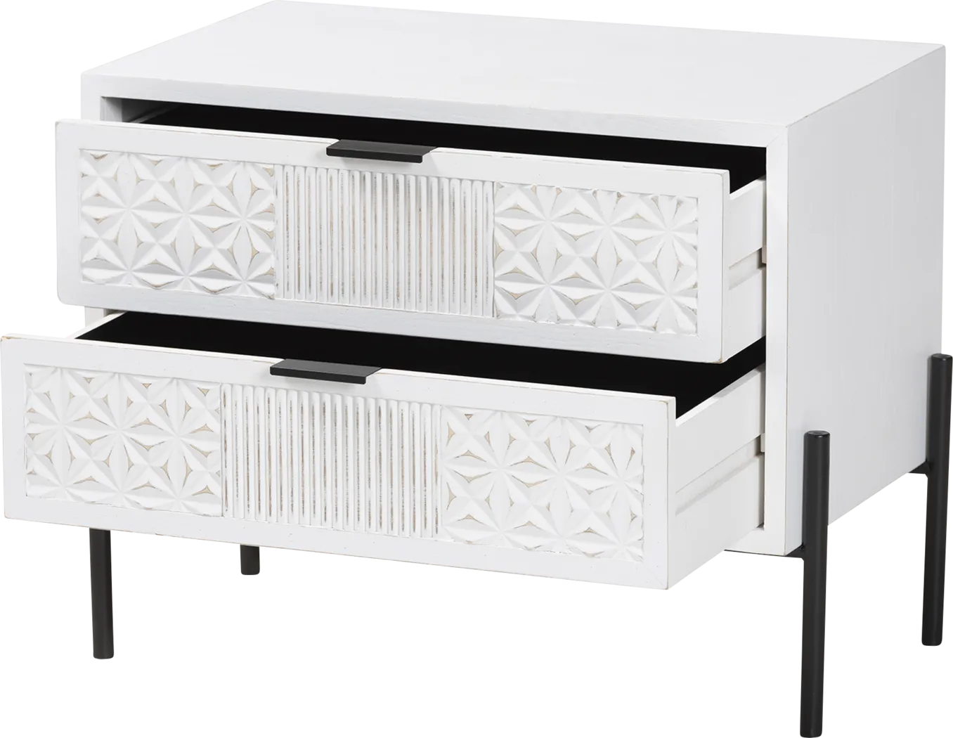 Jakey White Accent Cabinet - Thumbnail - Image 4