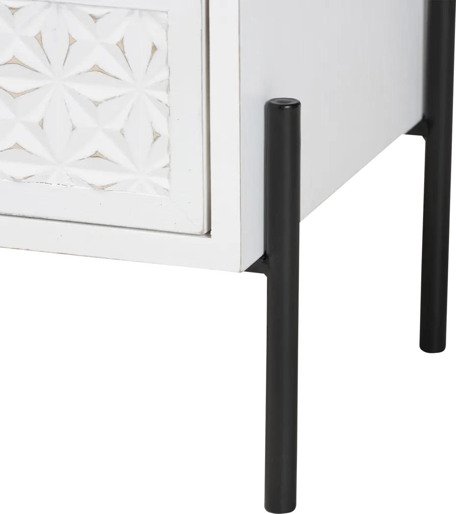 Jakey White Accent Cabinet - Thumbnail - Image 8