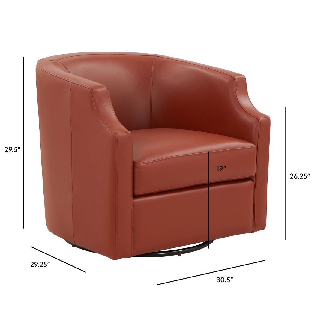 Jalessica Brown Swivel Accent Chair - Thumbnail - Image 19