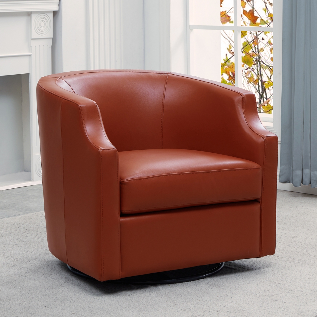 Jalessica Brown Swivel Accent Chair - Thumbnail - Image 2