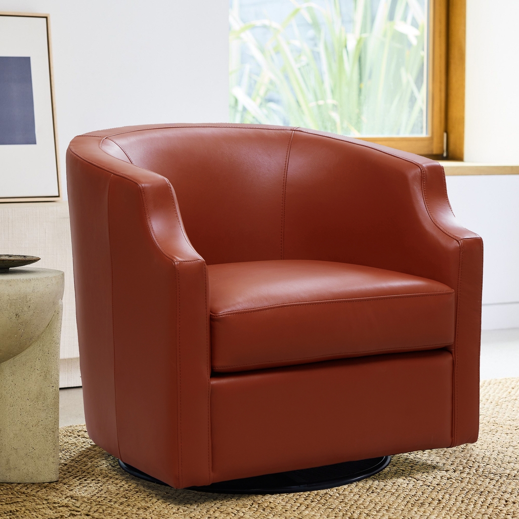 Jalessica Brown Swivel Accent Chair - Thumbnail - Image 3