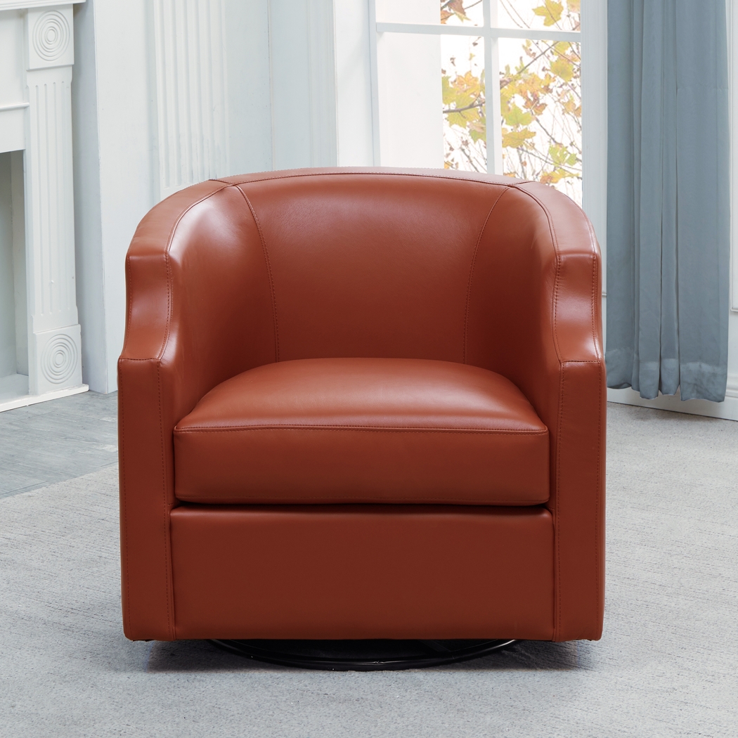 Jalessica Brown Swivel Accent Chair - Thumbnail - Image 4